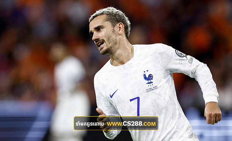 Antoine Griezmann បង្កើតកំណត់ត្រាថ្មី​ ដោយការបង្ហាញខ្លួន​នៅក្នុងការប្រកួតអន្តរជាតិ សម្រាប់ក្រុមជម្រើសជាតិបារាំង ជាប់ៗគ្នា​ច្រើនជាងគេ​